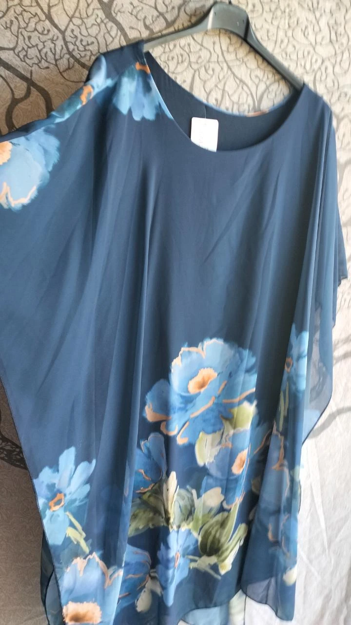 túnica/blusa azul-marinho – photo 3
